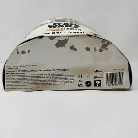 Mattel Disney Star Wars The Child Mandalorian Grogu Baby Yoda 11" Plush Doll - Picture 12 of 15